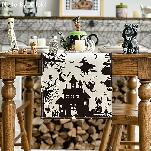 Artoid Mode 210 GSM Halloween Table Runner Home Party Decor 13x36 Inch