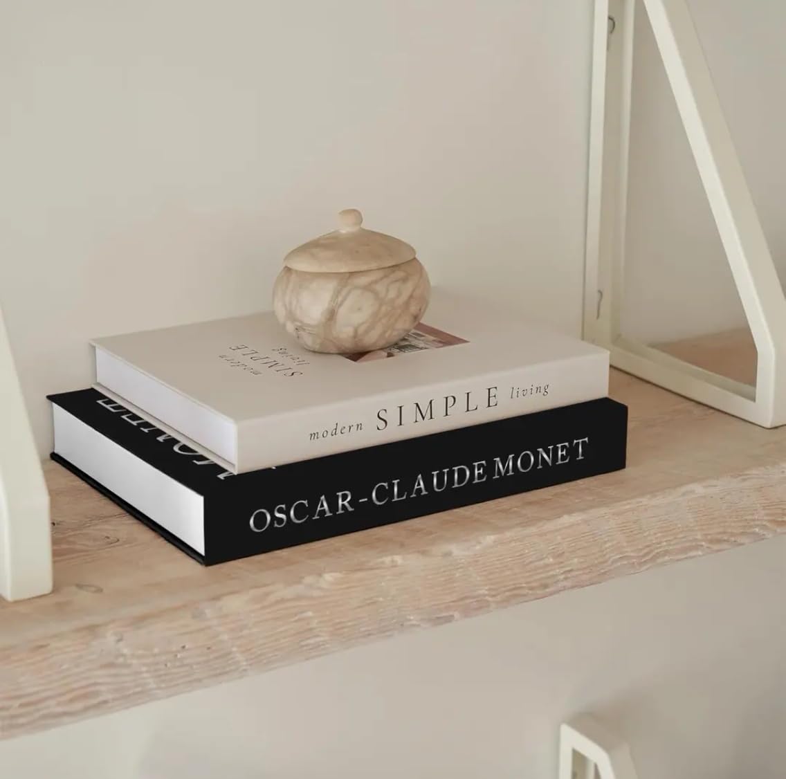 Modern Minimalist Faux Book / E2 / Set of 2