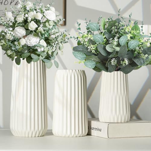 Mixed Eucalyptus Leaves Stems Bulk Artificial Silver Dollar Leaves Picks Dried / Green / Set of 120