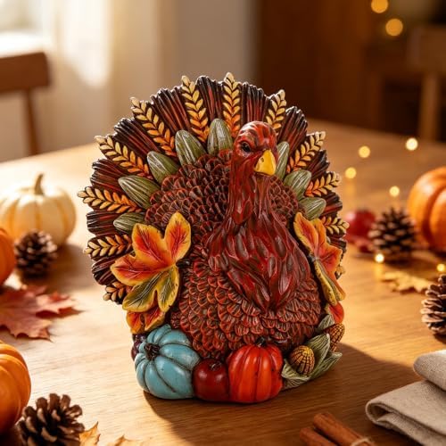 winemana Thanksgiving Turkey Decorations Indoor Table Centerpieces Decor