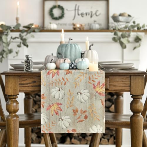 Artoid Mode 210 GSM Fall Table Runner Home Party Decor 13x108 Inch