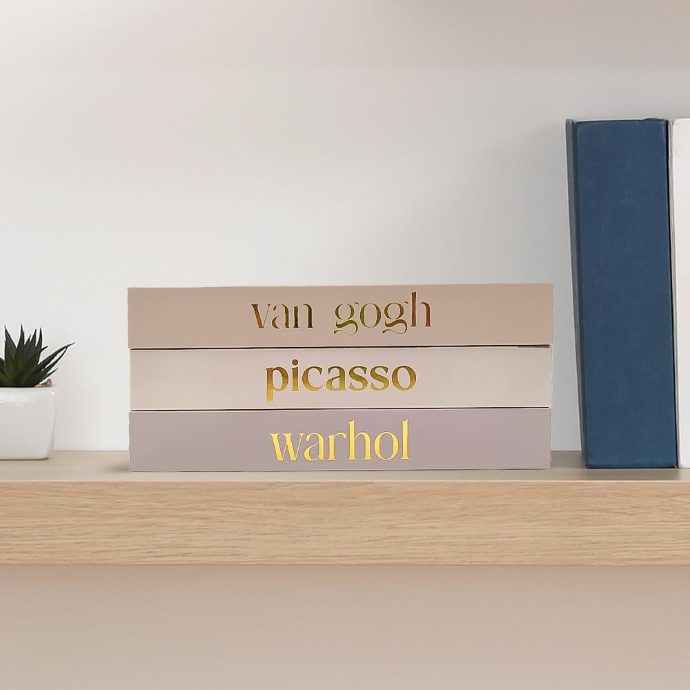 Faux Book / Aesthetic Coffee Table Books for Decor / Artist