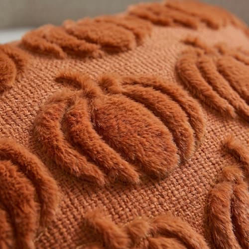 AVOIN colorlife Caramel Fall Pumpkin Throw Pillow Covers 18x18 Inch