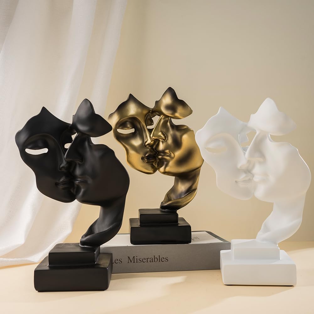 Thinker Resin Statue Ornaments / Black