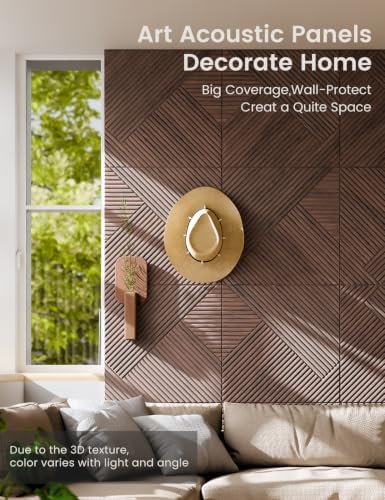 Fluxynara 6-Pack Felt Bulletin Board,Walnut Diamond Chevron-1