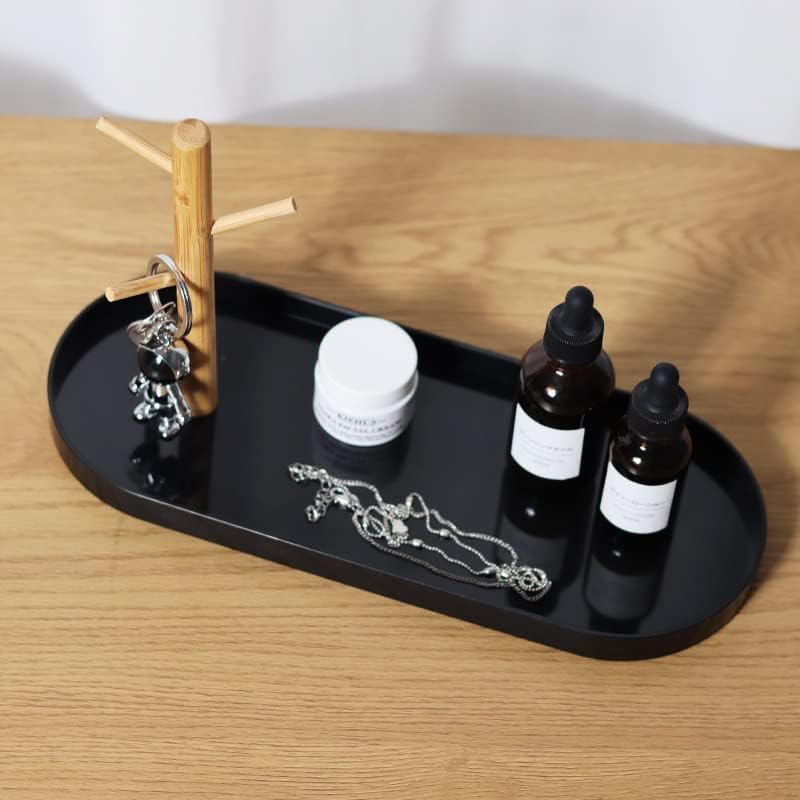 Wood 3-Tier Hanging Organizer / Black Oval