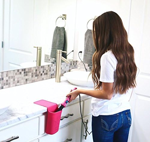 Hot Iron Holster | Adhesive-Free Silicone Storage Pocket for Organization and Travel | Heat Resistant to 500°F | Ideal