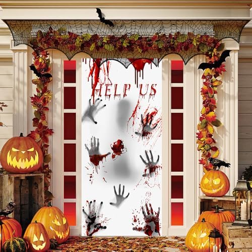 Halloween Fireplace Decoration Mantel Decoration, Cobweb Fireplace Scarf Black Lace Spiderweb Fireplace Mantel Cover for Halloween Party Supplies, Halloween Decorations Indoor Halloween Decor
