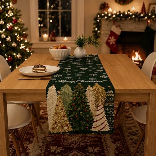 Christmas Decorations - Merry Christmas Table Runner