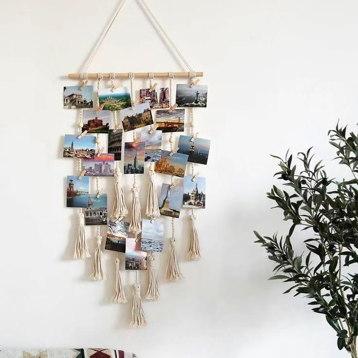 Driftwood Decorative Branches Farmhouse Home Wall Hanging Decor / Natural / 15 Inch / Set of 2
