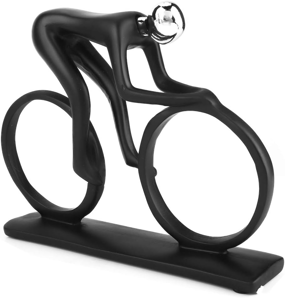 Home Decor Statues Abstract Art Statue Resin Bike Figurine Decorative Objects Home Decor Modern