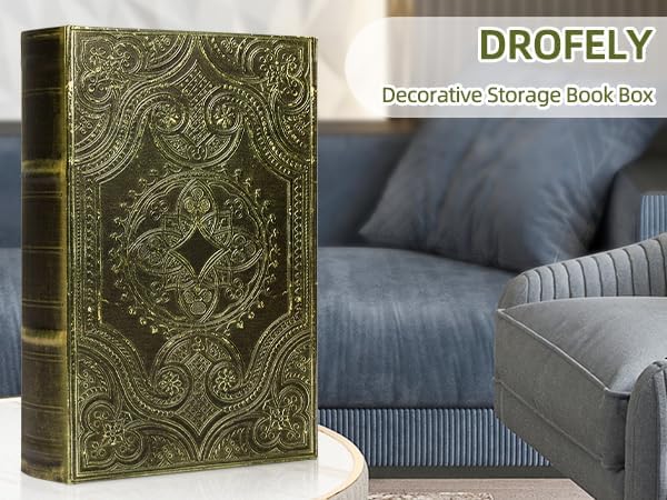 Decorative Book Box / Green