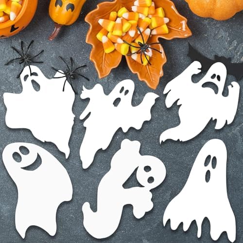 Halloween Yard Decorations, Ghost Lawn Stakes Signs for Outdoor Party Decor
