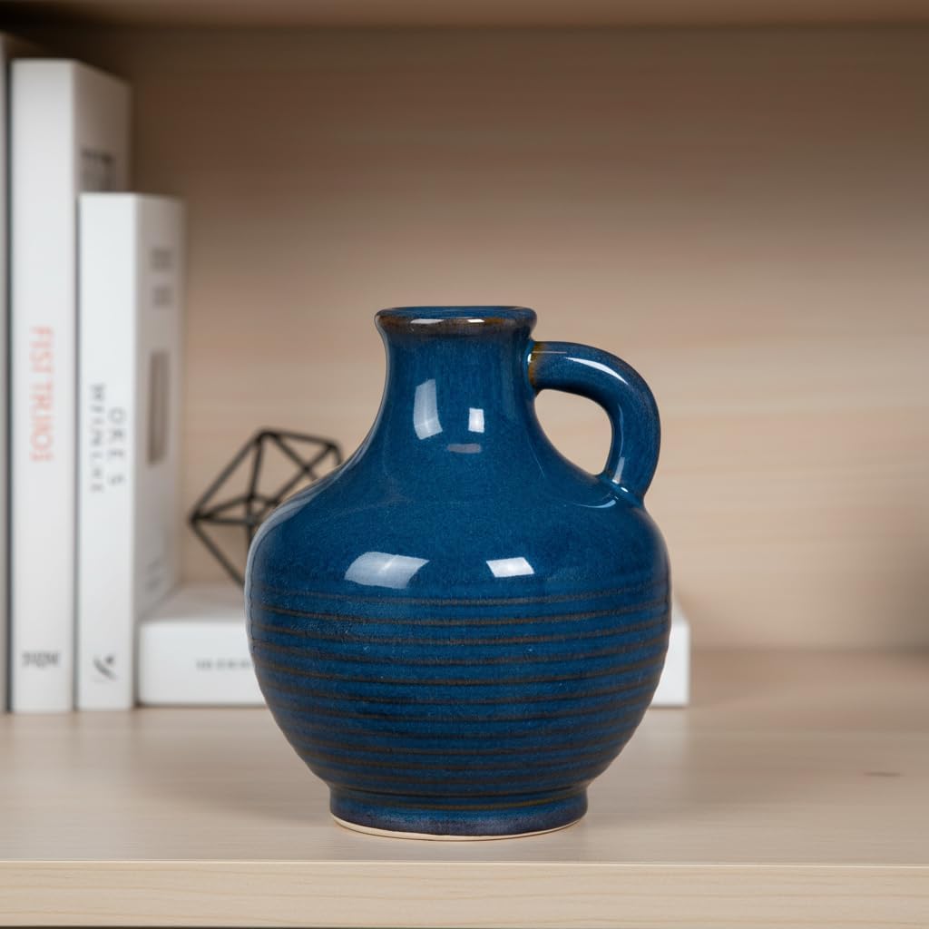 Small Modern Vase / 6 Inch / Blue - 6