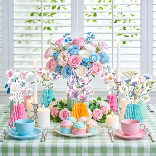Wildflowers Honeycomb Centerpieces