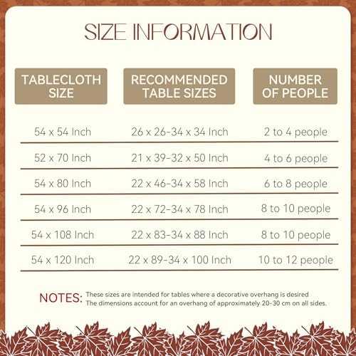 Romanstile Fall Checkered Tablecloth Rectangle, 54 x 96 Inch, Brown