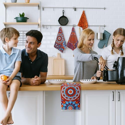 Sratte 6 Pcs Mexican Kitchen Towels Bohemian Dish Towels, 24x16 Inch