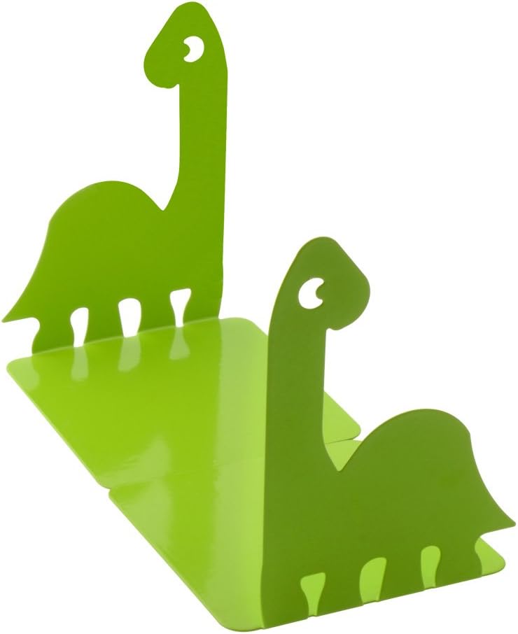 Decorative Metal Book Ends / Green