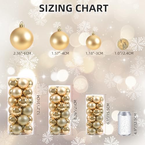24ct Silvery Christmas Ball - 1.18 Inch Shatterproof Christmas Tree Decoration Ornaments Hanging Ball for Xmas Tree, Holiday, Wedding, Party