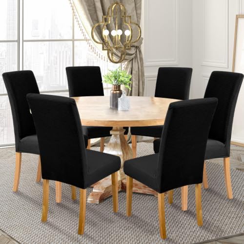 BIETYONE Waterproof Dining Chair Covers, Stretch Seat Protector, Washable