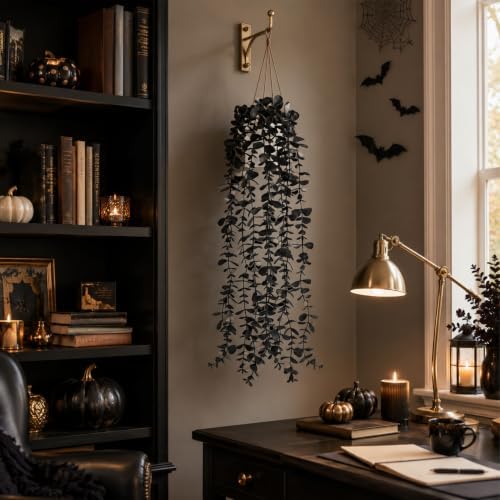 Der Rose Fake Eucalyptus Hanging Plants for Halloween Party Decorations