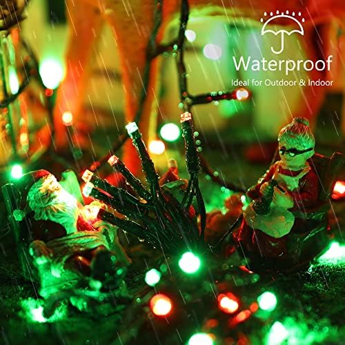 Brizled Red & Green String Lights, 78.74ft 240 LED Outdoor Christmas Lights