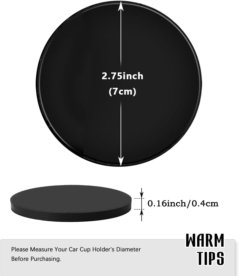 Auto Car Cup Holder Insert Coasters Silicone / B / 2.75 Inch / Set of 2