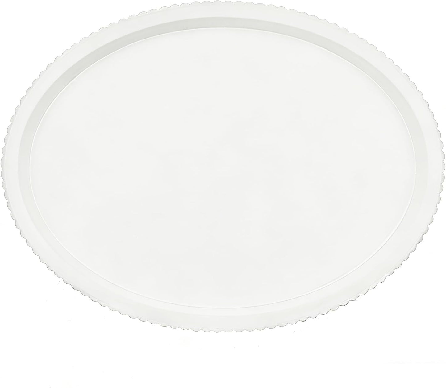 Oval Wooden Tray / White B
