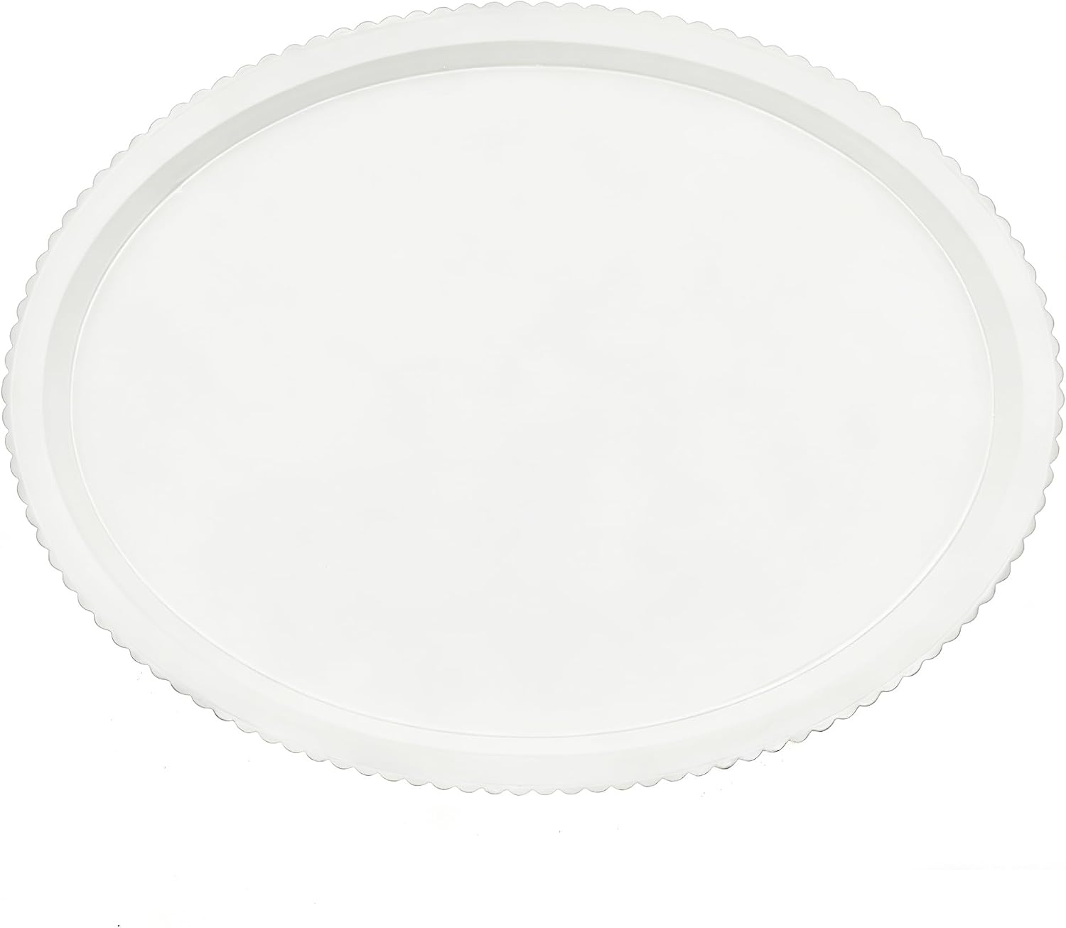 Oval Wooden Tray / White B