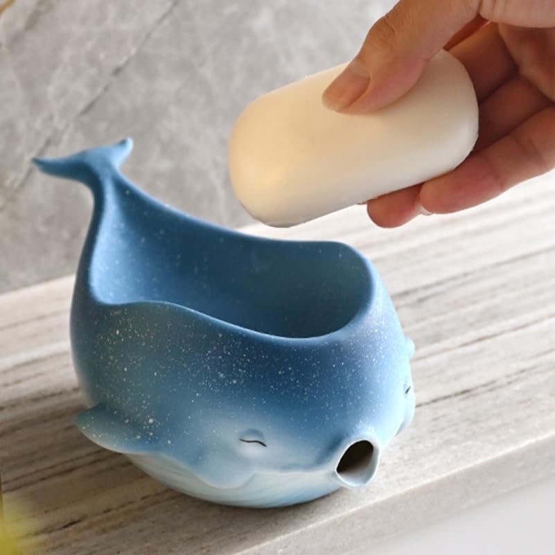 Self-Draining Design Bathroom Soap Holder Tray
