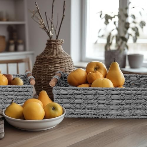 Basket for Toilet Paper Storage Baskets for Decor Organizing