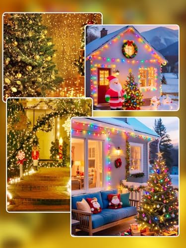 500 LED 165 FT Color Changing Christmas Lights with Remote Timer & 11 Modes