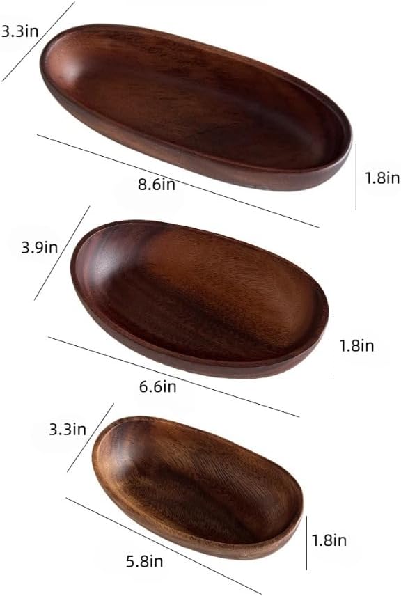 Rustic Wooden Storage Organizer Key Soap and Jewelry Display Tray / Brown Medium