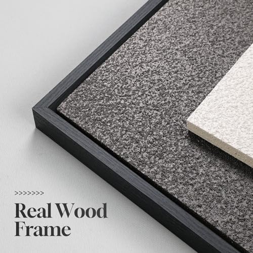 Large 3D Textured Framed Neutral Abstract Wall Art Set, 3 Piece, 20x30 In