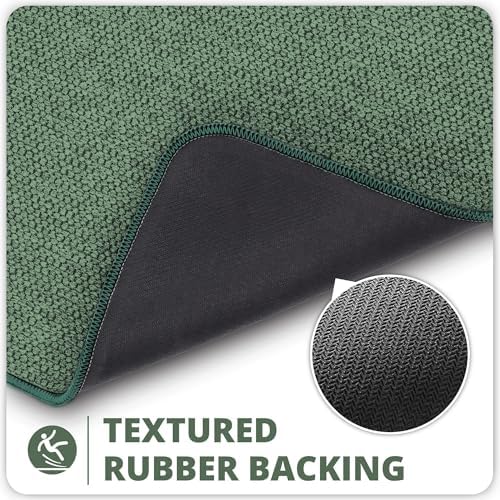 Bath Mat,Ultra Thin Bathroom Runner Rugs,Large Bath Mats for Bathroom,Quick Dry,Non-Slip,Machine Washable,Low Pile,Bath