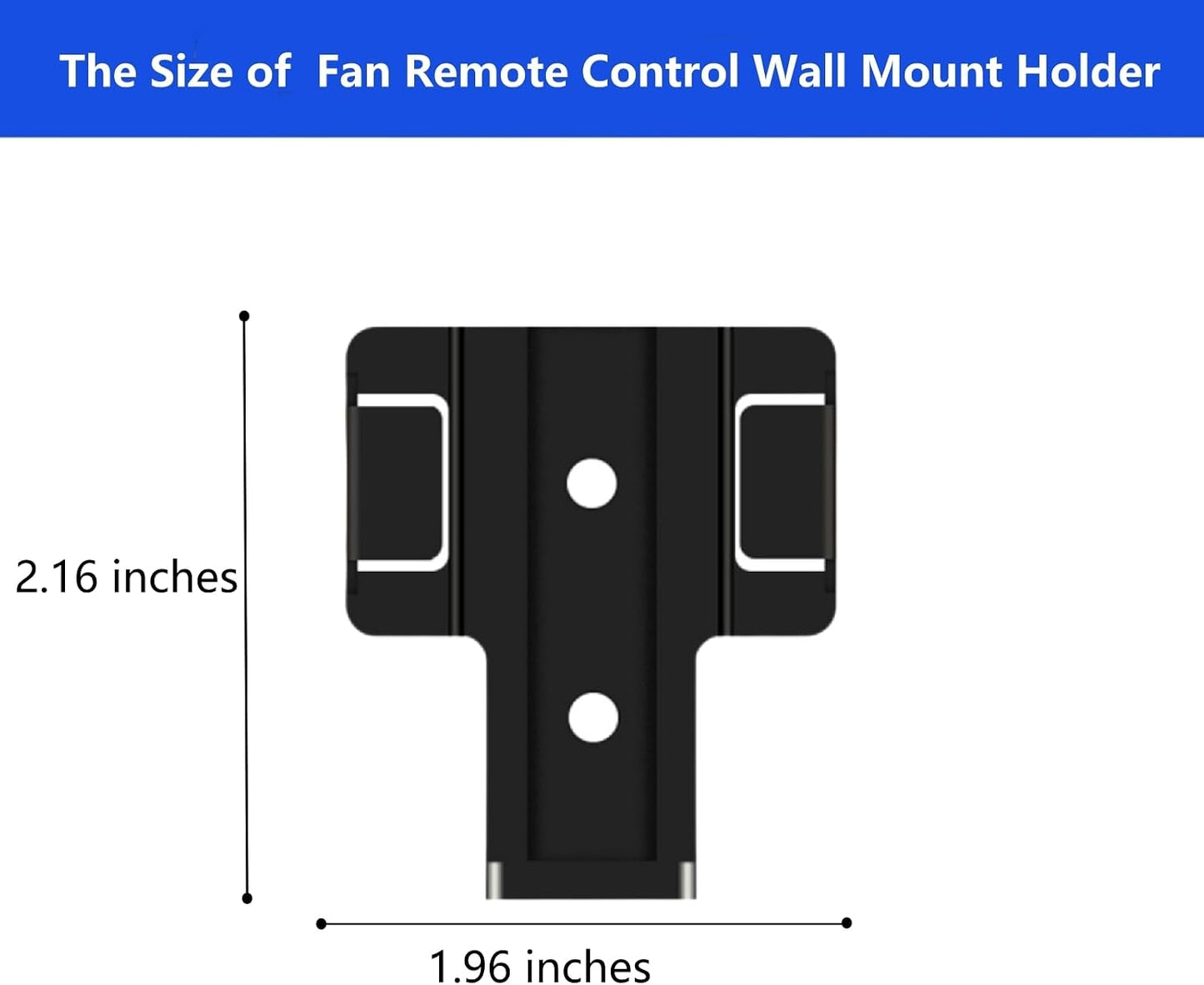 Fan Remote Holder Wall Mount for Hampton Bay and Home Decorators Collection Ceiling Fan / Set of 2