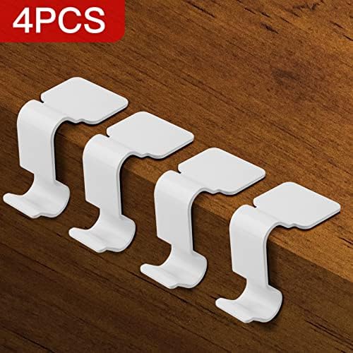 Christmas Stocking Holders, 4‑Pack Non‑Slip Mantel Hooks for Fireplace