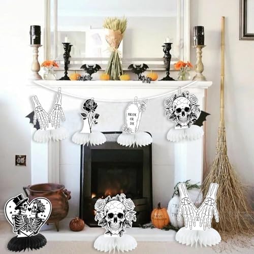 Till Death Do Us Party Bachelorette Party Decorations Bride or Die Party Honeycomb Centerpieces Rip Single Life Bridesmaid Party Decor for Bridesmaid Favor Bride to Be Gift Bridal Shower Supplies