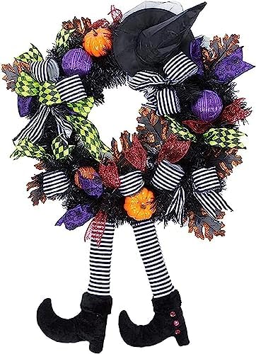 SHAVINGFUN Halloween Wreath-Halloween Wreaths for Front Door