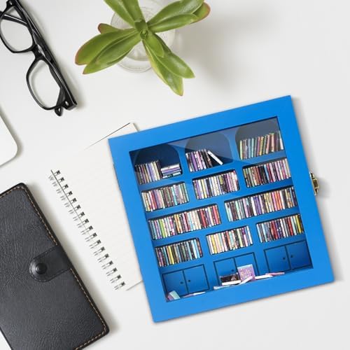 Anxiety Bookshelf – Mini Books Display for Stress Relief and Fun Decor, Perfect Decorative Miniature Library for Book