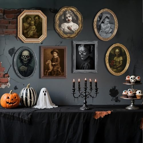 Scary Halloween Party Decoration Indoor Home Wall Decor Props,16Pack