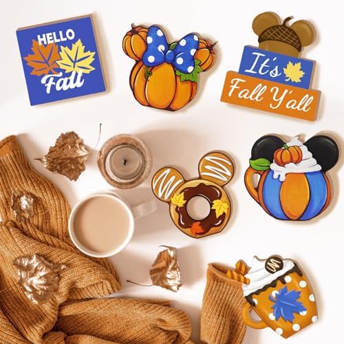 Fall Theme Tiered Tray Decor, Pumpkin Tray Decorations