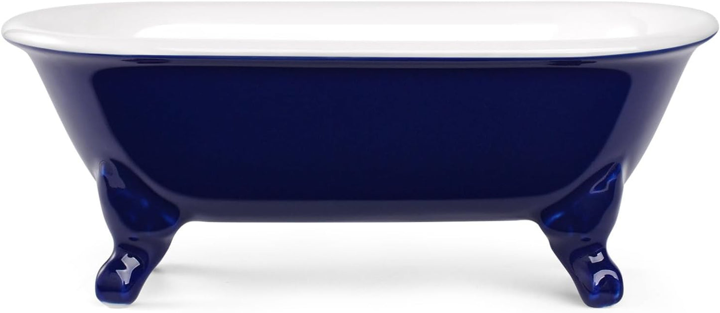 Kitchen Sponge Holder and Shower Tray / Navy Blue