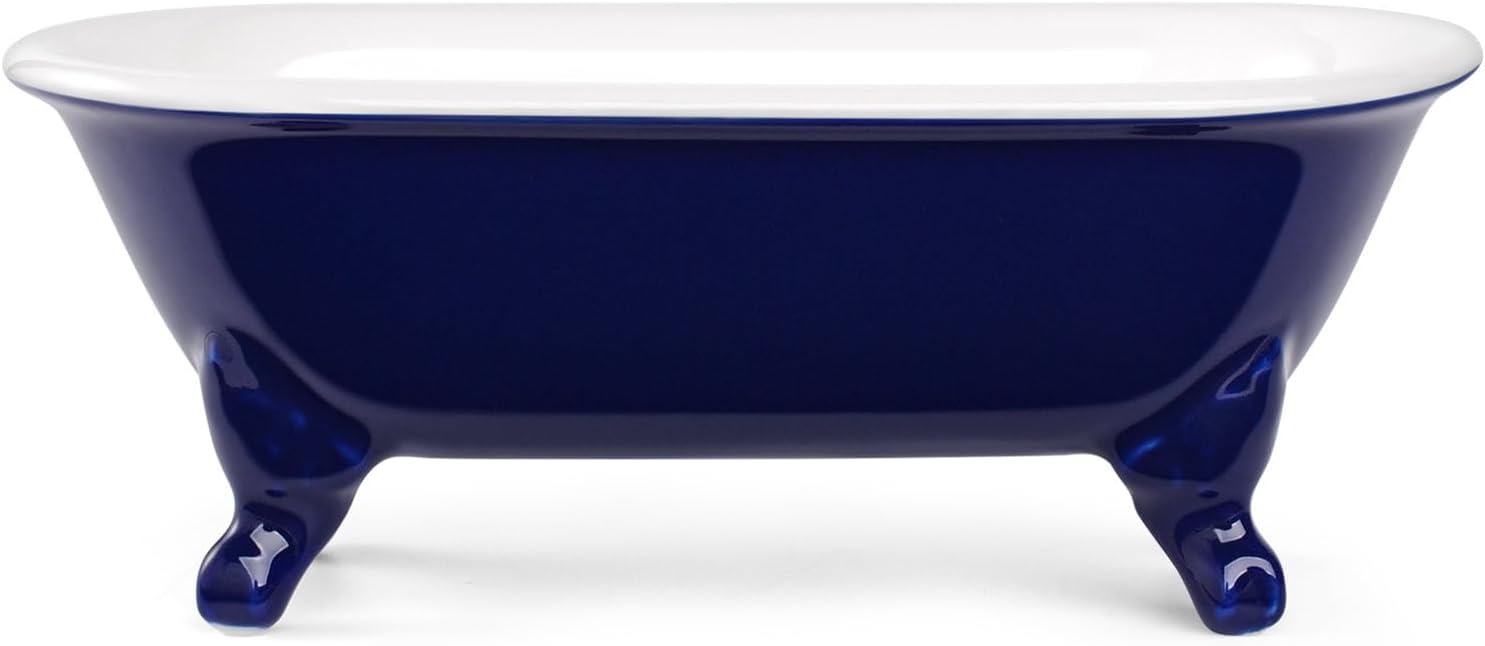 Kitchen Sponge Holder and Shower Tray / Navy Blue