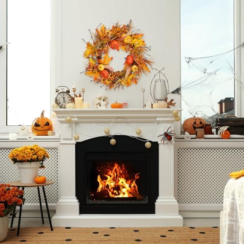 19In Fall Wreaths Front Door Decor for Home Autumn Thanksgiving