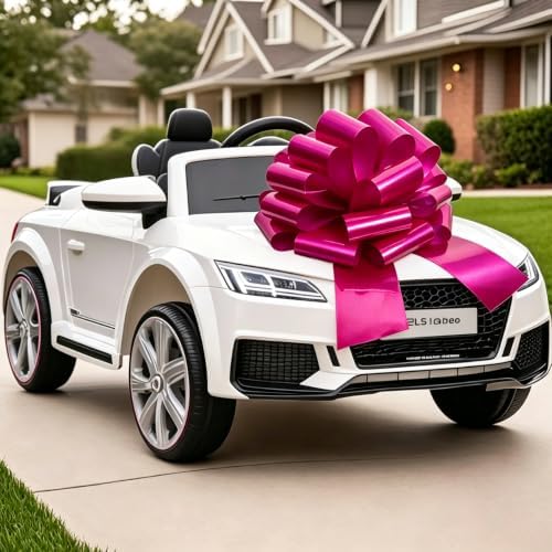 Big Gift Bow, 12 inch Pink Bow for Gift Birthday Holiday Party Decor 1Pack