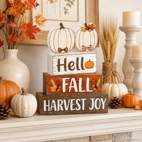 Hello Pumpkin Fall Decor, Fall Decorations for Home