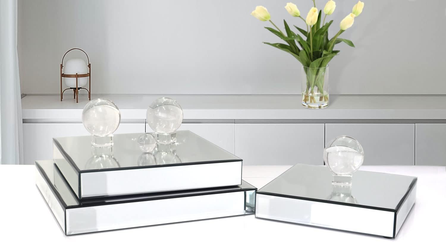 Mirror Display Riser Stands / Square 3PC / Set of 3