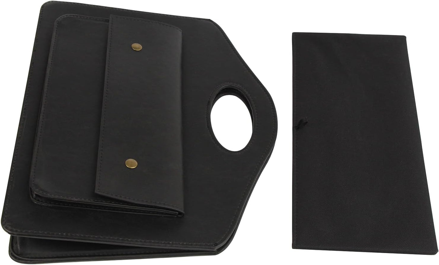 HofferRuffer Magazine Basket Holder, Foldable Magazine Rack, Document File Holder Organizer, File Folder, Newspaper