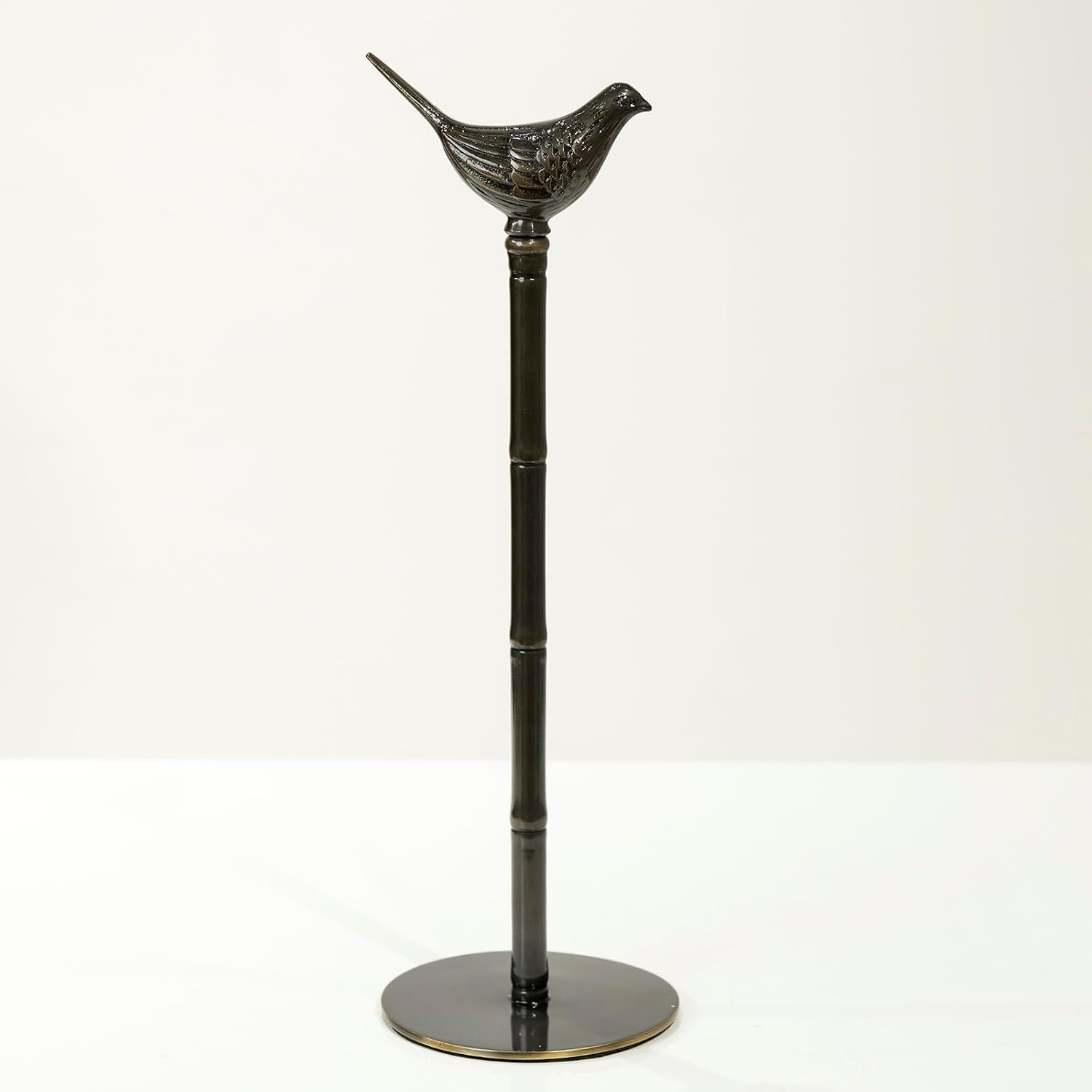 1 Luxurious Brass Paper Towel Holder countertop (Black)